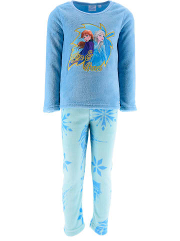 Disney Frozen Fleece-Pyjama "Frozen" in Hellblau