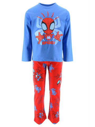 Spidey and his amazing friends Piżama "Spidey i super-kumple" w kolorze niebiesko-czerwonym
