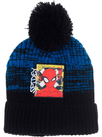 Spiderman Mütze "Spiderman" in Schwarz/ Blau