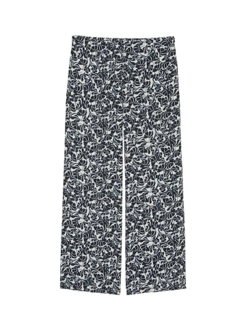 Marc O'Polo Hose in Schwarz/ Weiß