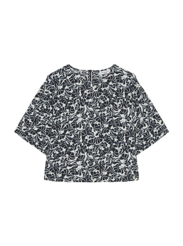 Marc O'Polo Bluse in Weiß/ Schwarz