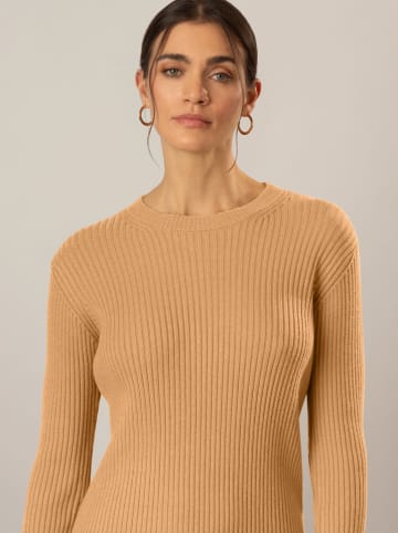 APART Strickkleid in Cognac