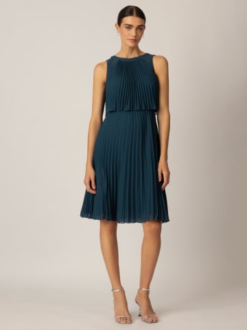 APART Plisseekleid in Petrol