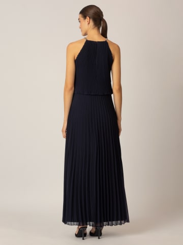 APART Plisseekleid in Dunkelblau