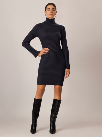 APART Gebreide jurk donkerblauw