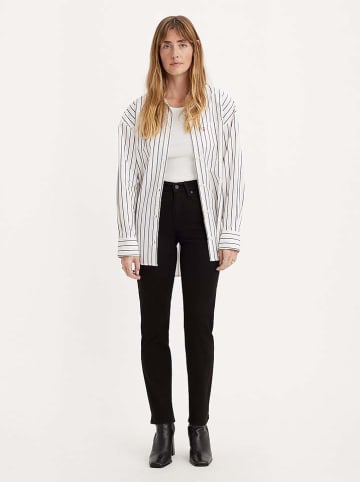Levi's Dżinsy "724" - Slim fit - w kolorze czarnym