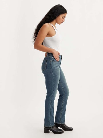 Levi's Dżinsy "724" - Regular fit - w kolorze granatowym