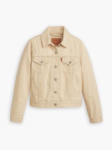 Levi's Jeansjacke in Beige/ Weiß