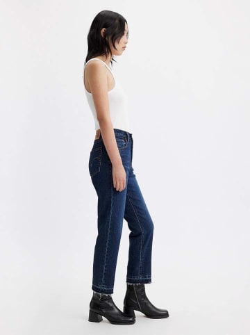 Levi's Spijkerbroek "501" - tapered fit - donkerblauw