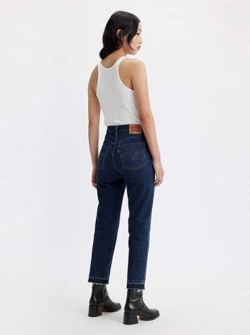 Levi's Spijkerbroek "501" - tapered fit - donkerblauw