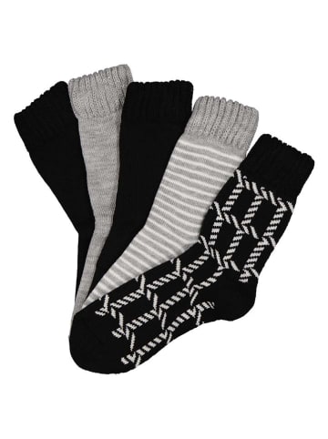 Socks Performance 5er-Set: Socken in Schwarz/ Grau