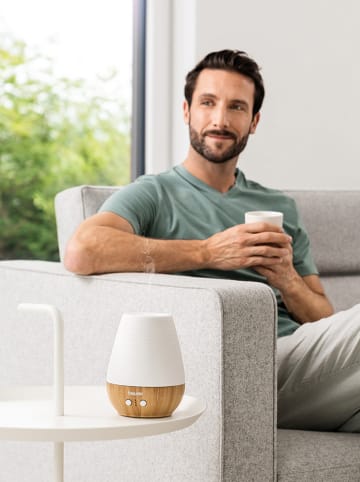 Beurer Dyfuzor zapachowy w kolorze kremowo-jasnobrązowym - wys. 16,7 x Ø 12,9 cm