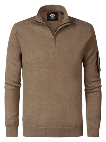 Petrol Industries Pullover in Hellbraun