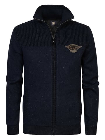 Petrol Industries Cardigan in Schwarz