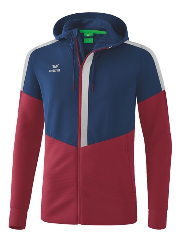 erima Trainingsjacke "Squad"  in Dunkelblau/ Rot