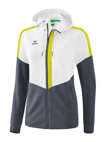 erima Trainingsjacke "Squad"  in Weiß/ Anthrazit