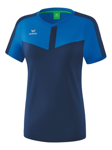 erima Trainingsshirt "Squad" in Blau/ Dunkelblau