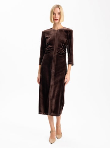 BGN Samtkleid in Braun