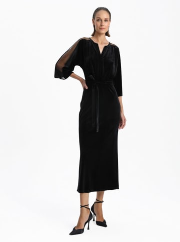BGN Samtkleid in Schwarz