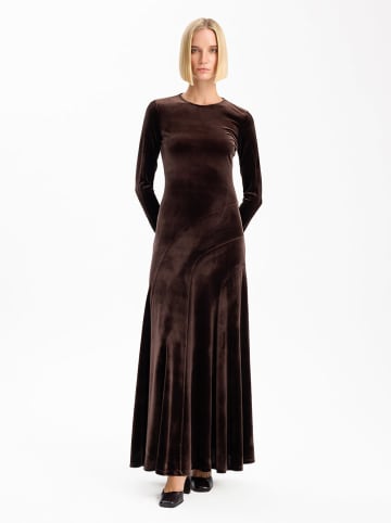 BGN Samtkleid in Braun