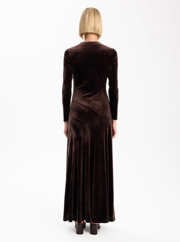 BGN Samtkleid in Braun