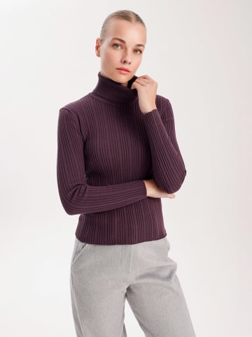 BGN Rollkragenpullover in Lila