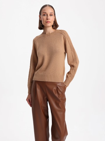 BGN Pullover in Hellbraun