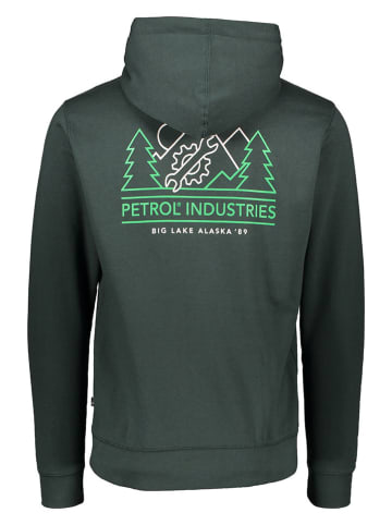 Petrol Industries Hoodie in Dunkelgrün