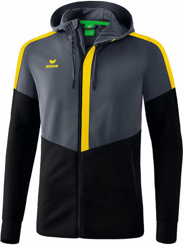 erima Trainingsjacke "Squad" in Grau/ Schwarz