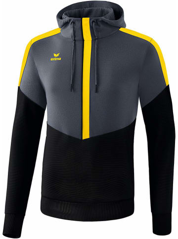 erima Hoodie "Squad" zwart/grijs