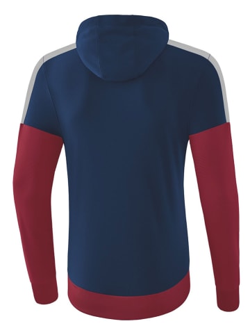 erima Hoodie "Squad"  in Dunkelblau/ Rot