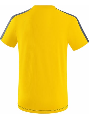 erima Koszulka sportowa "Squad" w kolorze żółto-czarnym