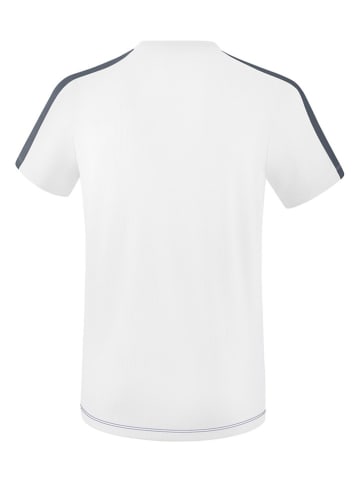 erima Trainingsshirt "Squad" in Weiß/ Dunkelblau