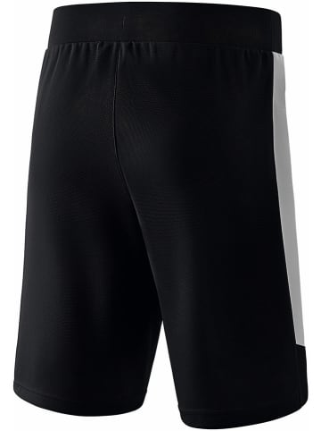 erima Trainingsshort "Squad" zwart/zilverkleurig