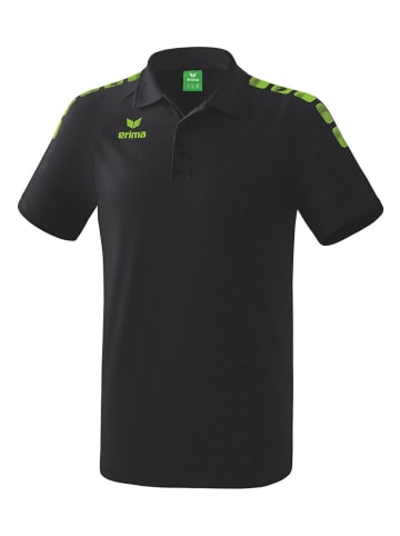 erima Poloshirt "Essential 5-C" in Schwarz