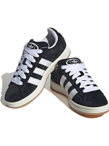 adidas Leder-Sneakers "Campus 00s" in Schwarz/ Weiß
