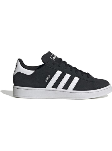 adidas Leder-Sneakers "Campus 2" in Schwarz/ Weiß