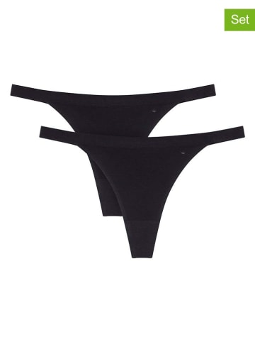 Triumph 2-delige set: strings "Smart Natural" zwart