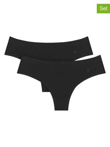 Triumph Stringi (2 pary) "Smart Micro" w kolorze czarnym