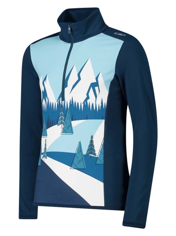 CMP Functioneel shirt donkerblauw/lichtblauw