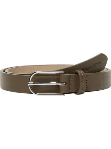 Marc O´Polo Leren riem kaki