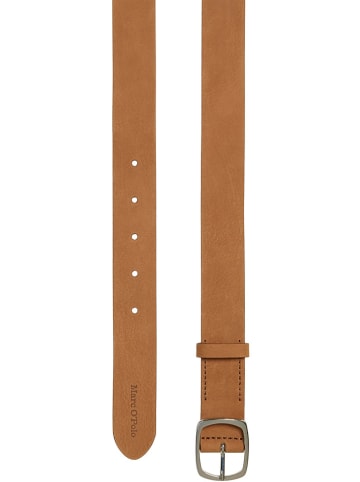 Marc O´Polo Leren riem lichtbruin