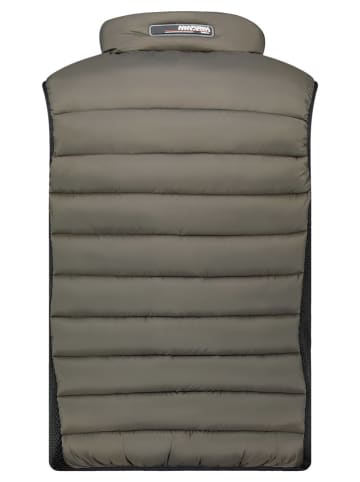 ANAPURNA Doorgestikte bodywarmer "Vakashana" kaki