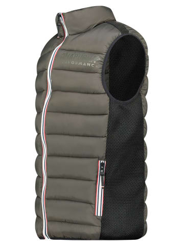 ANAPURNA Doorgestikte bodywarmer "Vakashana" kaki