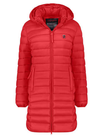 ANAPURNA Doorgestikte mantel "Akitalana" rood