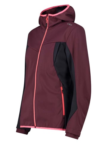 CMP Softshelljacke in Schwarz/ Bordeaux