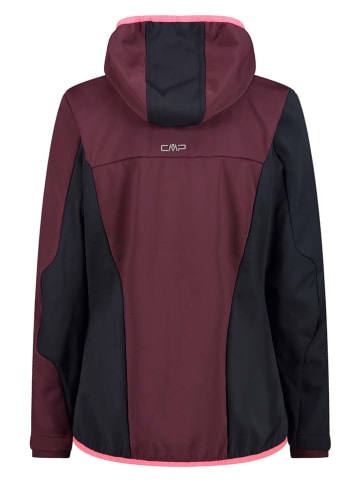 CMP Softshelljacke in Schwarz/ Bordeaux