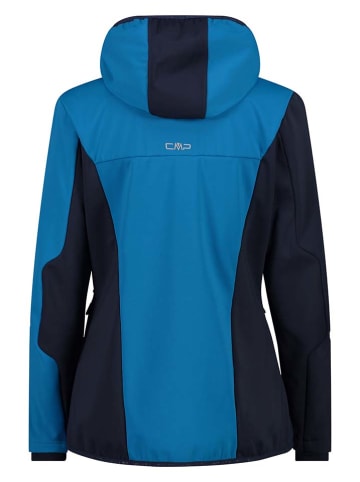 CMP Softshelljas blauw/donkerblauw