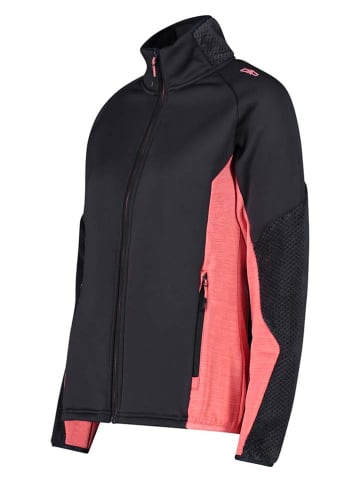 CMP Fleecejacke in Schwarz/ Pink
