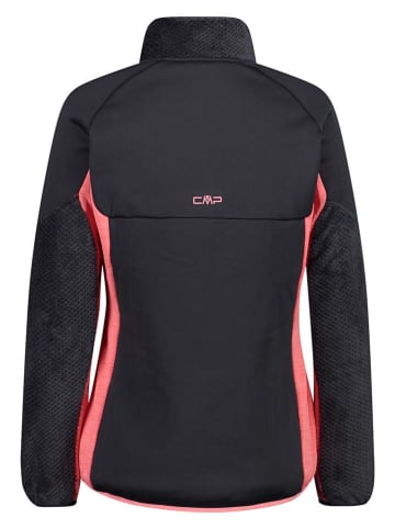 CMP Fleecejacke in Schwarz/ Pink